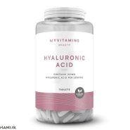 قرص مکمل هیالارونیک اسید مای ویتامین مدل 60تایی HYALURONIC ACID MYVITAMINE